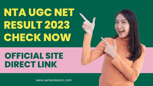 NTA UGC NET Result Download 2023