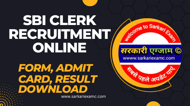 State Bank Of India SBI Clerk Online Form 2023