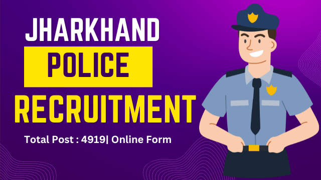 Jharkhand JSSC Constable Online Form 2024